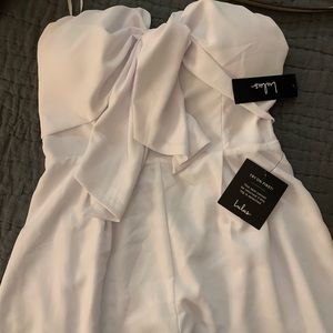 Lulus white romper size small